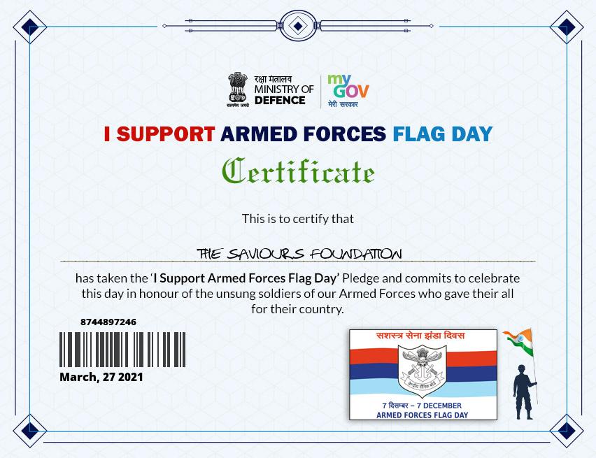 I supproted armed forced day