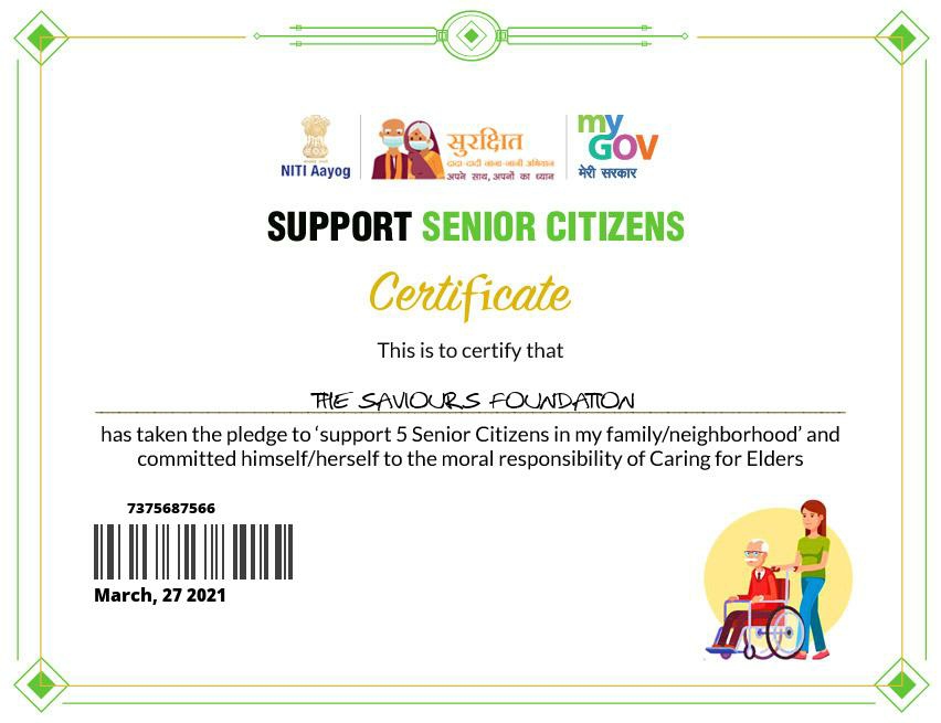 Support Seniors Citizens