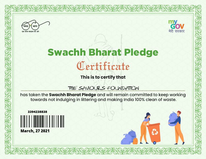 Swachh Bharat Pledge